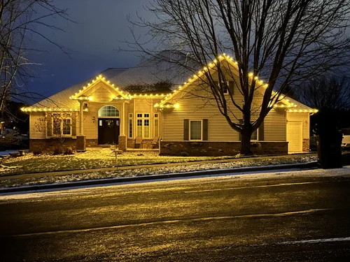Professional Christmas light installation